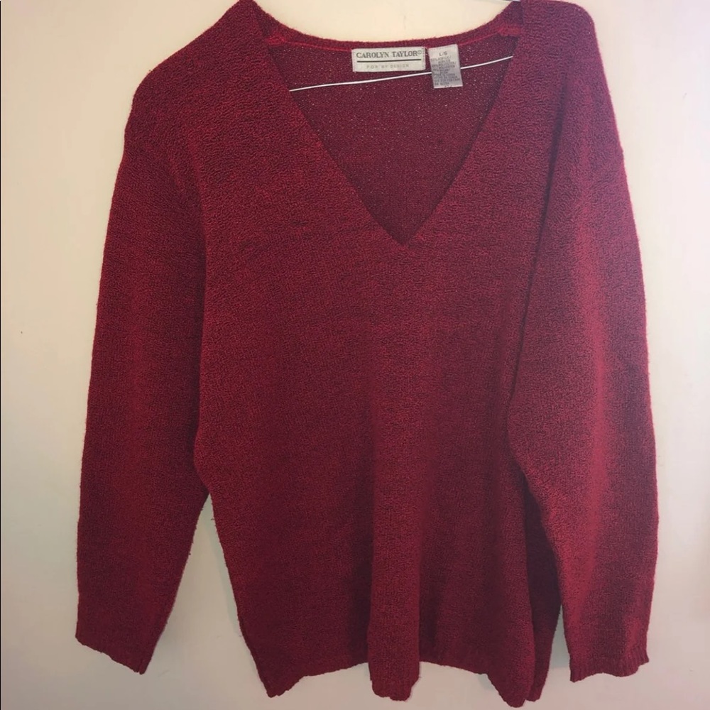 Red sweater